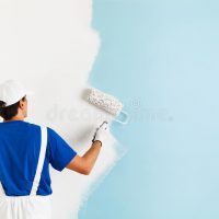 painter-painting-wall-paint-roller-back-view-white-dungarees-blue-t-shirt-cap-gloves-copy-space-66063620